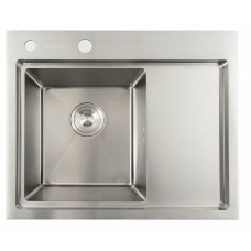 Мойка врізна нерж. HANDMADE HSB  58x48 ліва 10165
