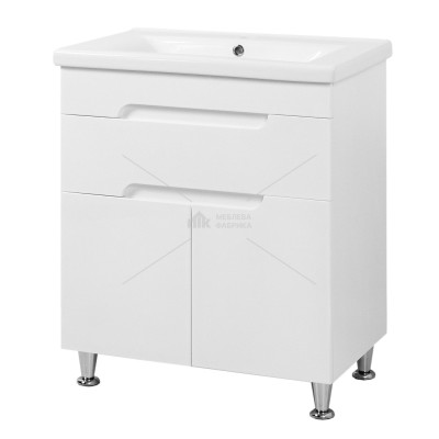 Раковина+тумба Сіметріі/ Комо/Cers 80  без ручки  Т148019 10189