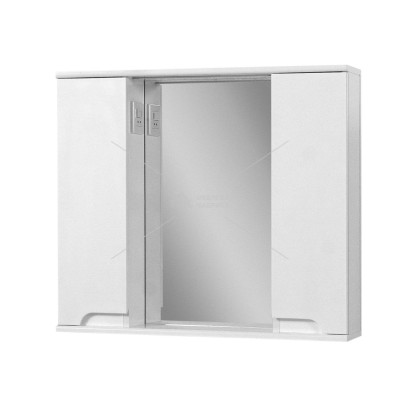 Дзеркало 800х730 біле без ручки ЛЕД ДЗ0480