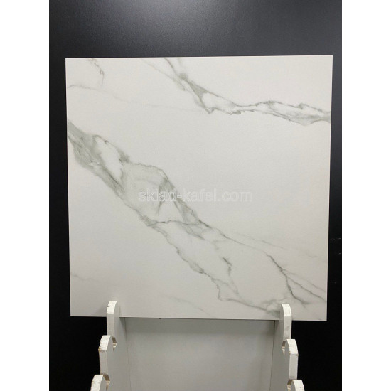 Плитка керамічна CARRARA WHITE 600х600х8 Mat RN 19467 Україна