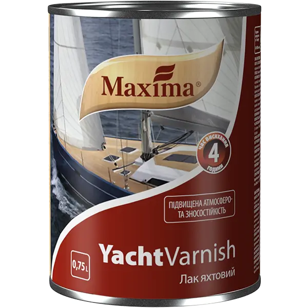 Лак яхтовий глянсовий 33332 Maxima Україна 0,75л(р)