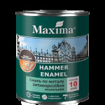 Емаль антикор молоткова 3в1 Maxima 2,3кг Бордо 33911