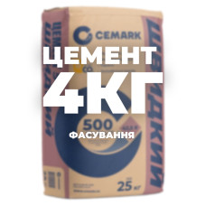 Цемент ПЦ-500 4кг фасування 19535