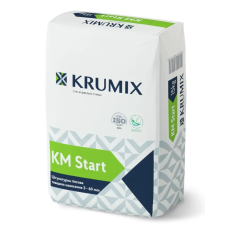 Штукатурка гіпсова KRUMIX KM START (30 кг) старт, ізогіпс 19616