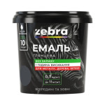 Емаль акрілова 0.7кг 18 темно-сіра  ЗЕБРА 33671 ЗІП Україна