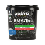 Емаль акрілова 0.7кг 43 блакитна ЗЕБРА 33674 ЗІП Україна