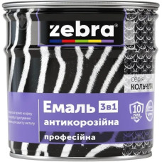 Емаль антикорозійна 3в1 ЗІП темно-сіра 0.7кг Україна