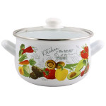 Каструля емаль ІТ 4197А-18 3.1л 72847 Україна