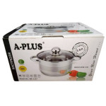 Каструля нерж А+ 2167  3.9л Україна