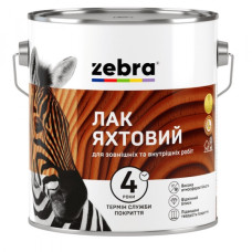 Лак яхтовий  глянс. 0.4кг Zebra ЗІП Україна