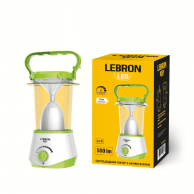 Ліхтар акум Lebron L-HL-631 6.5W USB 3000mah Li-lon 15-16-31 87648