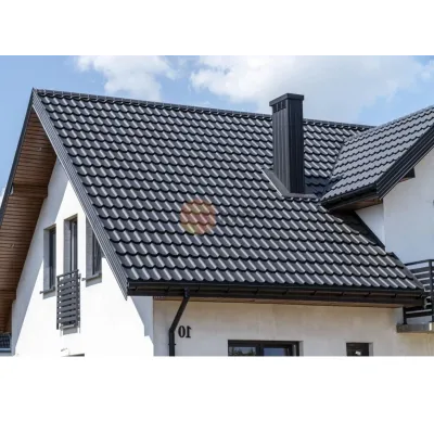 Металочерепиця під замовлення Монтерей 0.45мм RAL7016 ціна за м.кв. 19499