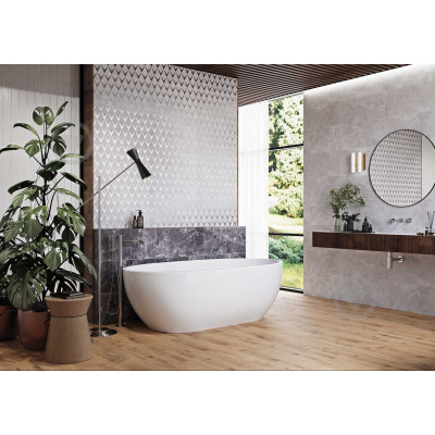 Плитка керамічна Тенеза темна GREY GLOSSY 29.7х60см (0.1782м2) 19528