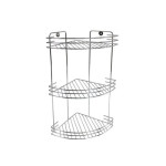 Поличка  хром 3-ярусна кутова CTL-3 Україна