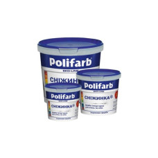 Фарба в/е Поліфарб Сніжинка 3.8кг 33244