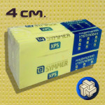 Полістирол Жовтий 4см (12шт/уп) 1,185х0,585м 12084