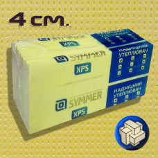 Полістирол Жовтий 4см (12шт/уп) 1,185х0,585м 12084