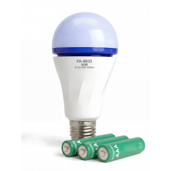 Лампа LED Акумул. 30W 6800K E27 (три акумул.) 87674