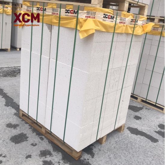 Газоблок стіна Харків HETTEN ХСМ 20х30х60см(50шт-1пал) D500 (продаж палетами) 19049