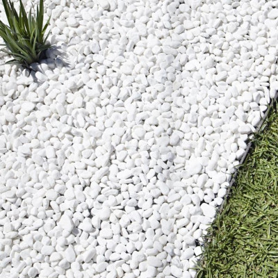 Камінь декор. мармуровий галька 10-30мм (17кг) (Греція) 19618