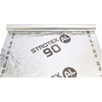 Паробар'єр фольгований STROTEX AL90 рул.75м2 -50м/п 19593