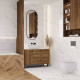 Плитка керамічна Arctic Stone White Glossy 25х40см 19655