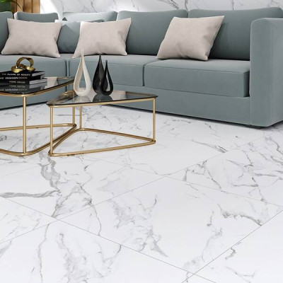 Плитка керамічна ATLANTIS WHITE SATIN REACT 600х1200мм (0,72м2/шт, 1,44м2/уп) 19611