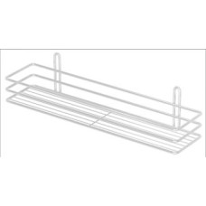 Поличка в ванну 25см. біла 1-ярусна пряма ПВ-25131 71016