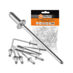 Закльопка  алюм. Полакс 4.0х12мм 37-010 390042