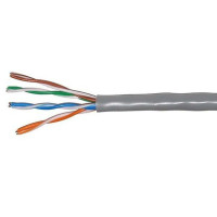 Інтернет кабель UTP Cat5E 4PR CCA 0.50внутр за1м 82024