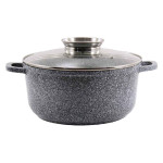 Каструля мармур 1,2л Зауберг кругла (індукц) 0316-BL 152452