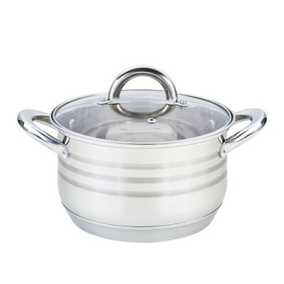 Каструля нерж 3,9л MR-3513-20 15289