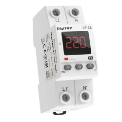 Реле напруги DigiTOP VP16A M2R 2P 68703