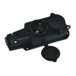 Колодка 2 гнізда з\з 16а каучук 62-53-31 87112