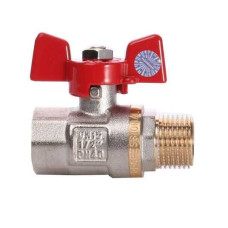 Кран кульовий 1/2 PROFESSIONAL QР152 РN40 з/з(Гейзер) метел. 27542