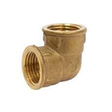 Кут 1/2(з)х1/2(в) латунь посилений хром