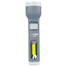 Ліхтар акум. Lebron 1W+1W COB USB 1200mah 15-15-30/31 87446