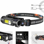 Ліхтарик налобний Bailong BL-211USB type зарядка 87675