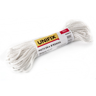 Мотузка В'язана біла 5мм 15м 179457