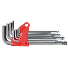 Набір ключів імбусових 9шт.подовж. з кулею VIST49-120 390168