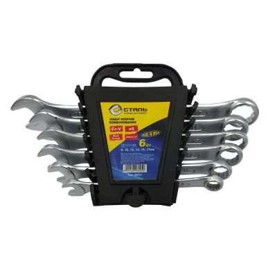 Набір ключів комбінованих 6шт Сталь 48005 391151