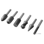 Набір фрез Yato 6шт для дрелі зі шпинделем д6 390573