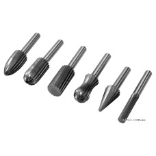 Набір фрез Yato 6шт для дрелі зі шпинделем д6 390573