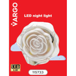 Нічник Vargo nl112 роза 68706
