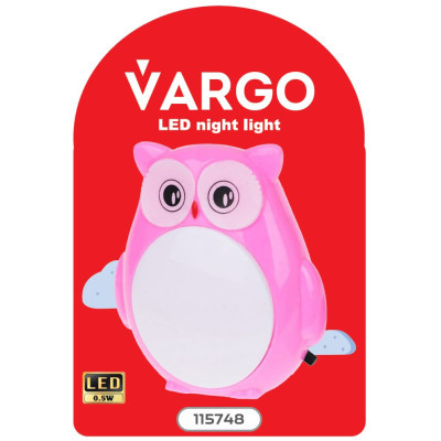 Нічник Vargo nl141 сова 68720