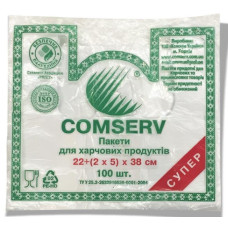 Пакет майка Boss/Comserv 22/5/38 100шт №22 1500216 Україна