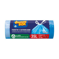 Пакети для сміття ДГ 35л 30шт 30840