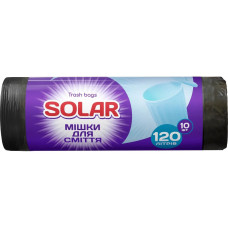 Пакети для сміття 120л\10шт Solar 30729