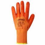 Перчатки резин оранжеві Долоні S