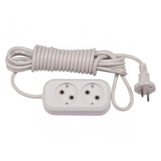 Подовжувач Люксел 5м 2 гнізда б/з 87032